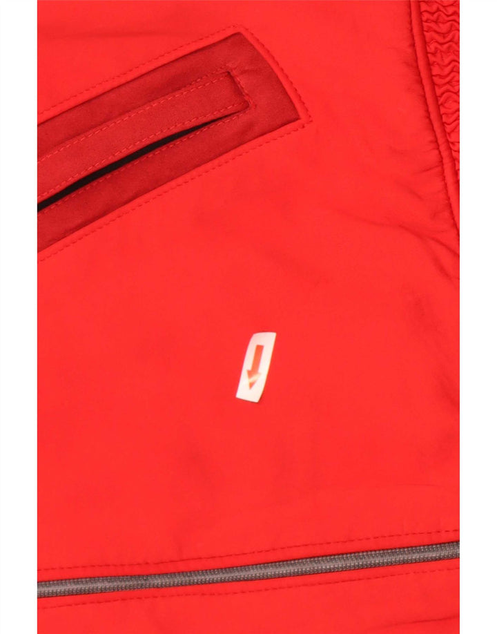 Veste utilitaire vintage pour homme IT 52 XL Polyuréthane rouge
