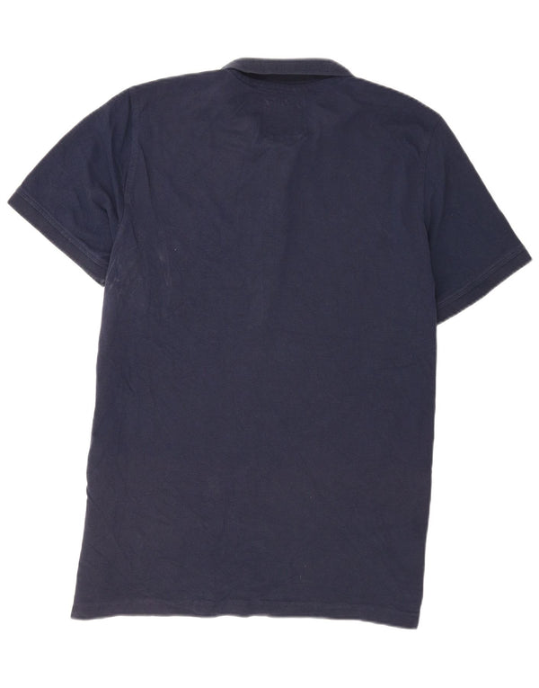 Crew Clothing Polo à manches courtes pour homme XL en coton bleu marine