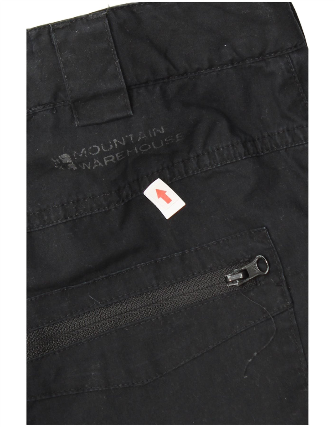 Mountain Warehouse Pantalon Cargo Droit Homme W32 L31 Noir Polyester