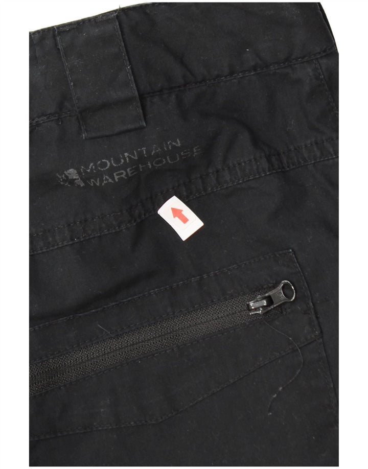 Mountain Warehouse Pantalon Cargo Droit Homme W32 L31 Noir Polyester