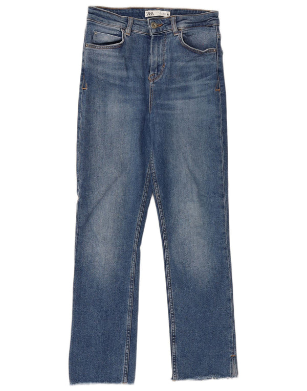 Zara Womens Straight Jeans EU 36 XS W26 L26 Blue