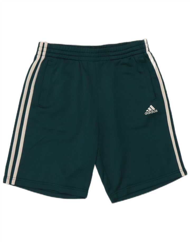 Adidas Short de Sport Garçon 15-16 Ans Vert Polyester
