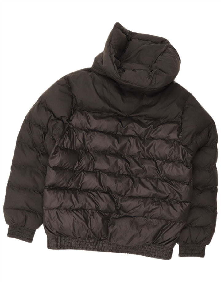Nike Veste matelassée à capuche pour garçon 13-14 ans XL Noir Colorblock Polyester
