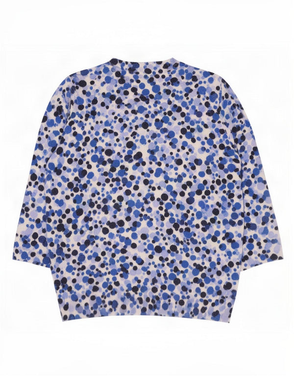 Marks & Spencer Pull court à col bateau pour femme UK 14 Large Multicolore