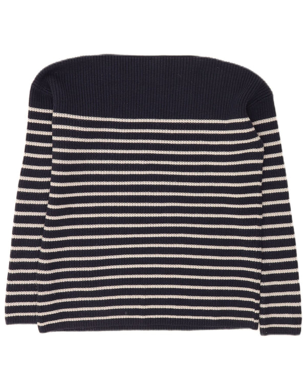Gap Pull col bateau pour femme UK 14 Bleu marine moyen rayé