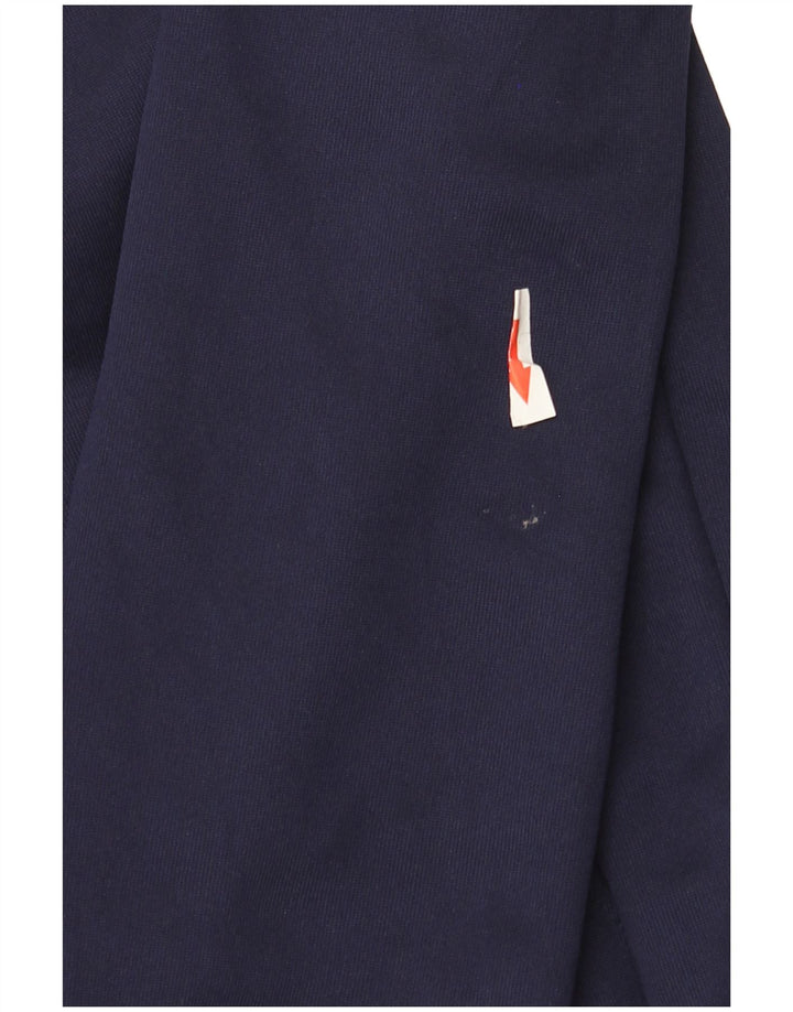 Nike Pull à capuche graphique pour homme en polyester color block Bleu marine Taille L