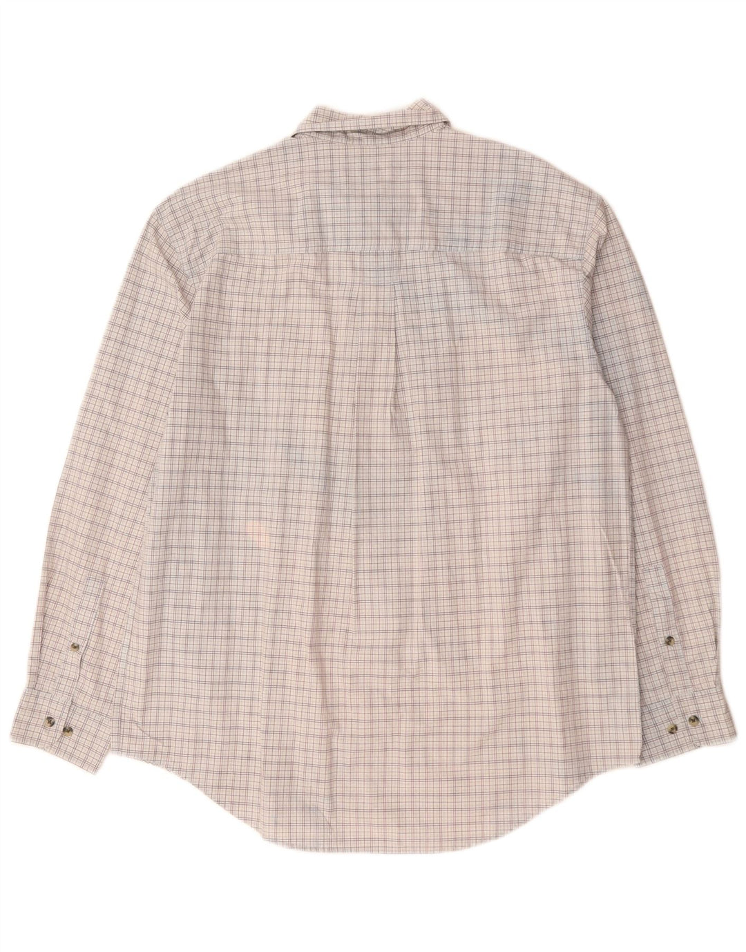 TIMBERLAND Chemise Homme Grand Carreau Gris Coton