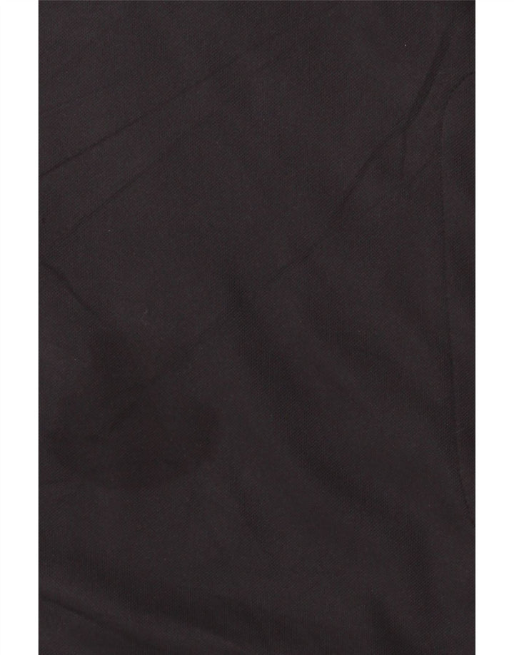 Reebok Haut de survêtement à col zippé pour homme Large Noir Polyester