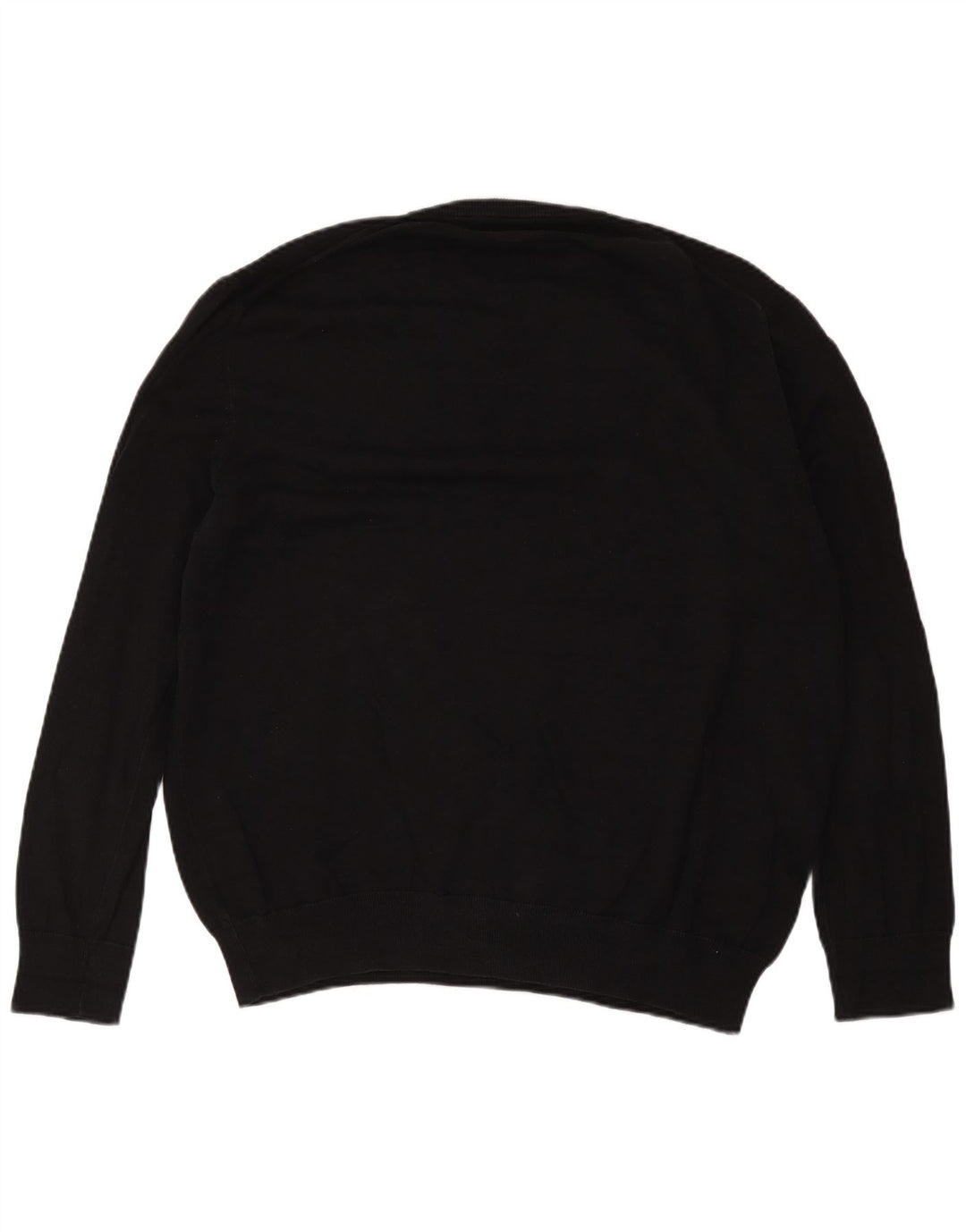Marks & Spencer Pull col V pour homme en coton noir 2XL