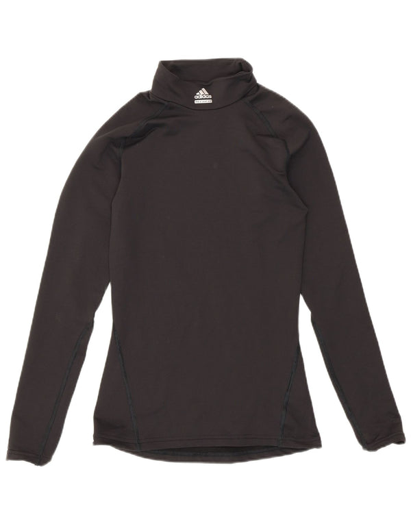 Adidas Climawarm Top à manches longues pour femme UK 4 XS Noir Nylon