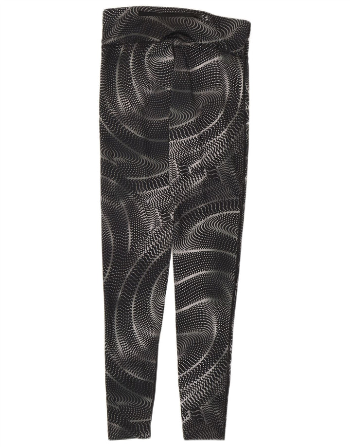 Nike Legging Dri Fit Femme UK 6 XS Noir Géométrique Polyester