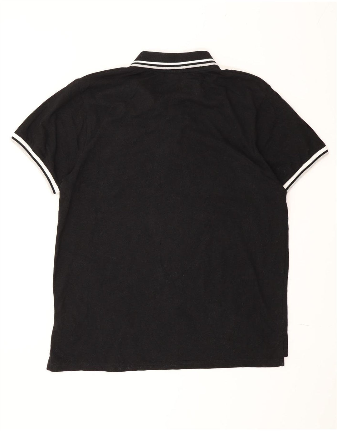 Fila Polo Homme XL Noir Rayé Coton