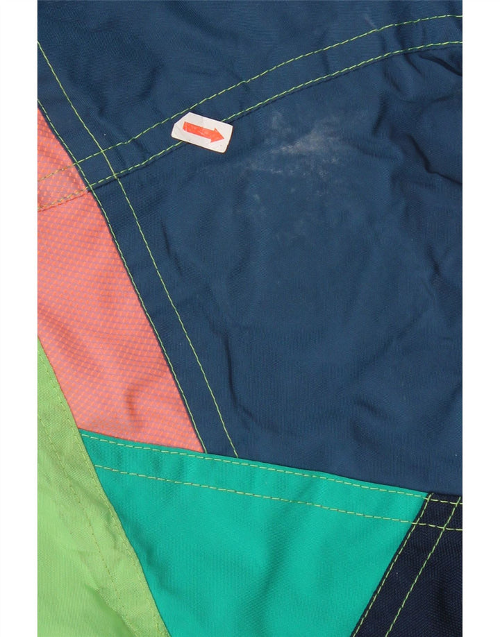 Colmar Veste de ski à capuche pour homme IT 52 Large Vert Colourblock