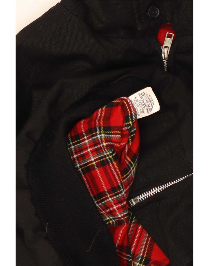 Veste Bomber Homme Vintage UK 42 XL Polyester Noir