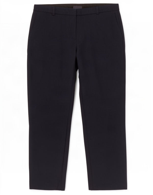Marks & Spencer Pantalon décontracté pour femme UK 14 Large W34 L28 Bleu marine