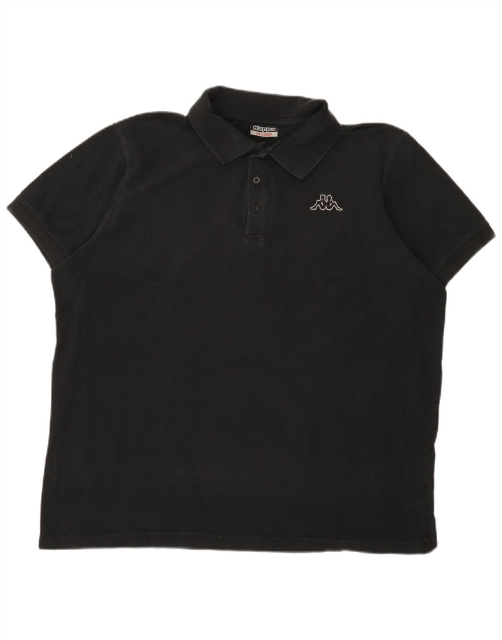 KAPPA Polo Homme 2XL Noir Coton