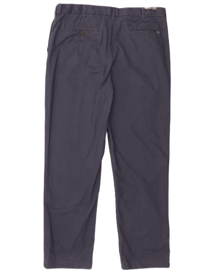 Marks & Spencer Pantalon Chino Regular Homme W40 L32 Bleu Coton