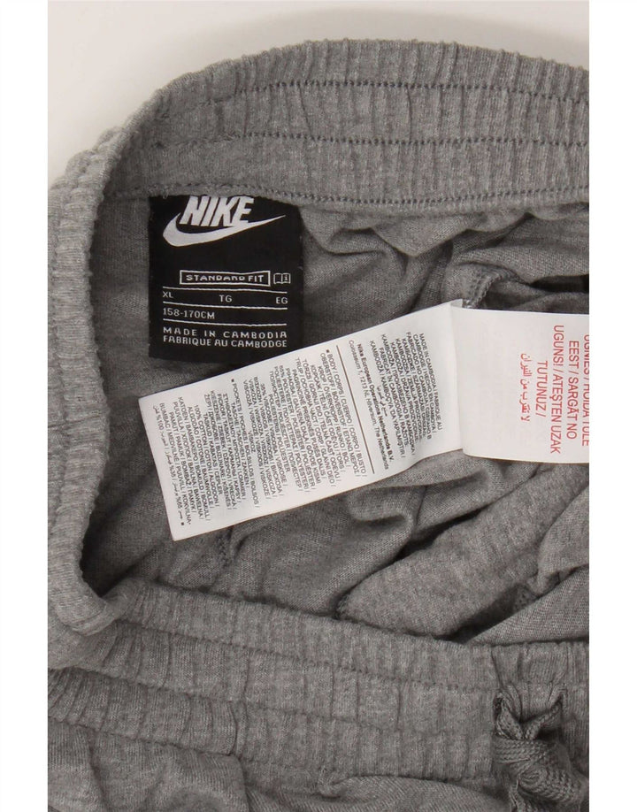 Nike Short de sport coupe standard pour garçon 13-14 ans XL Gris Polyester
