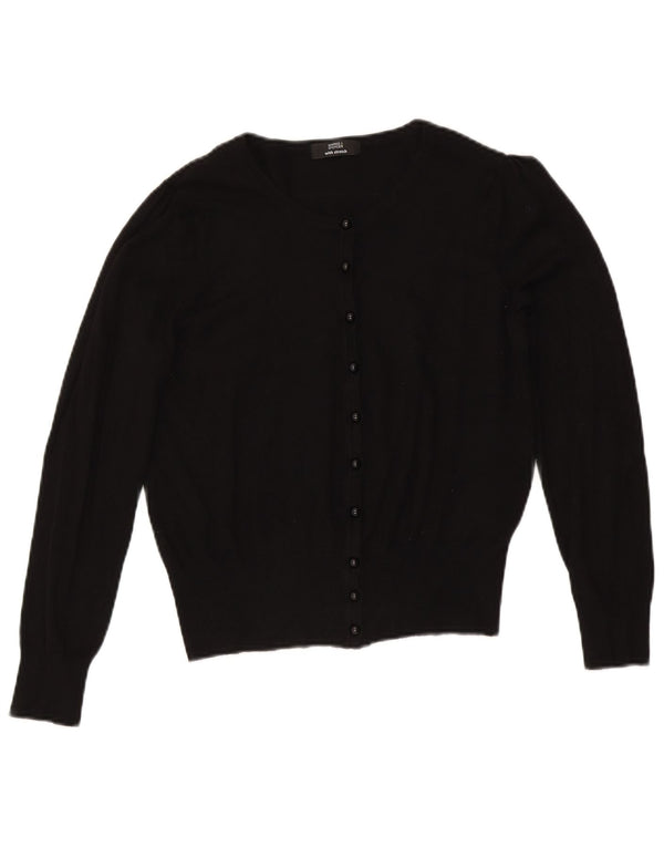 Marks & Spencer Pull cardigan court pour femme UK 14 Viscose noir moyen