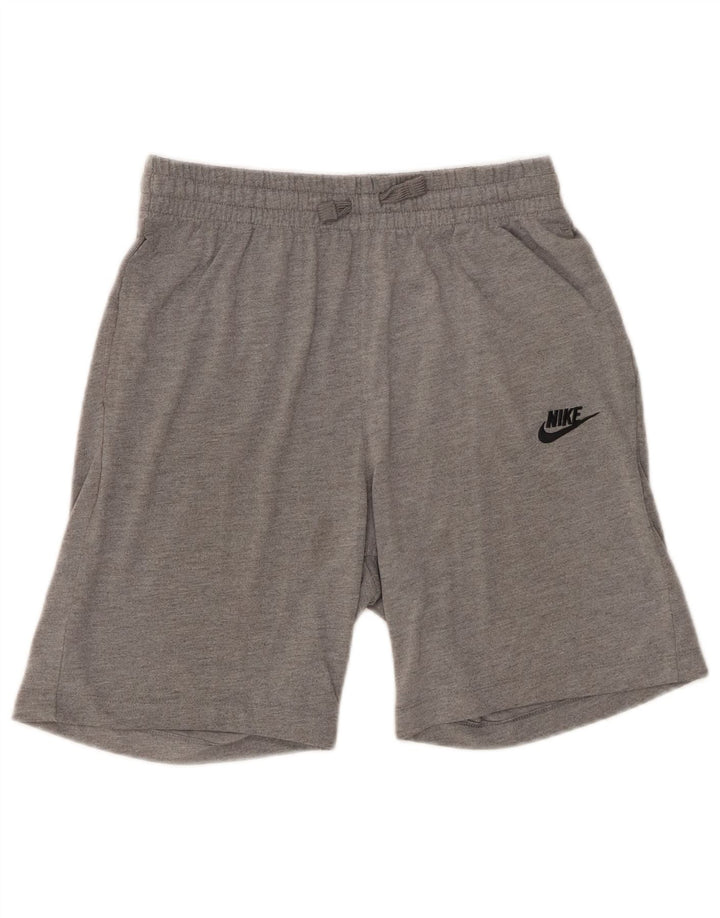 Nike Short de Sport Garçon 13-14 Ans XL Gris Moucheté Polyester