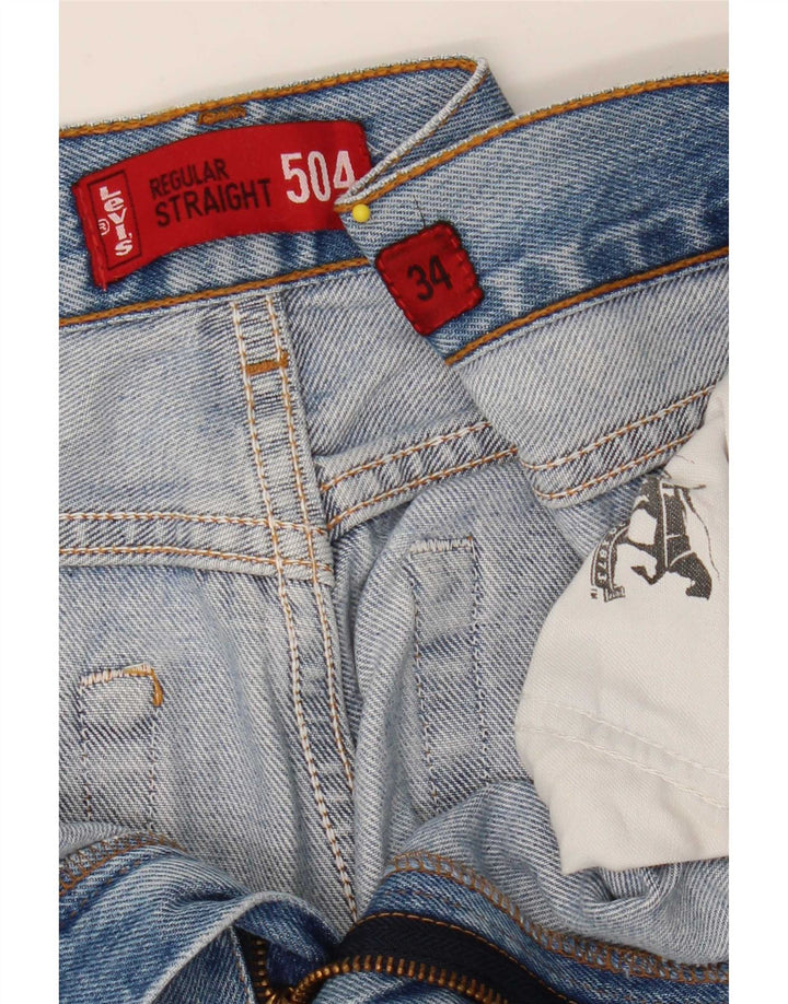 Levi's Jean 504 Regular Droit Homme W34 L33 Bleu