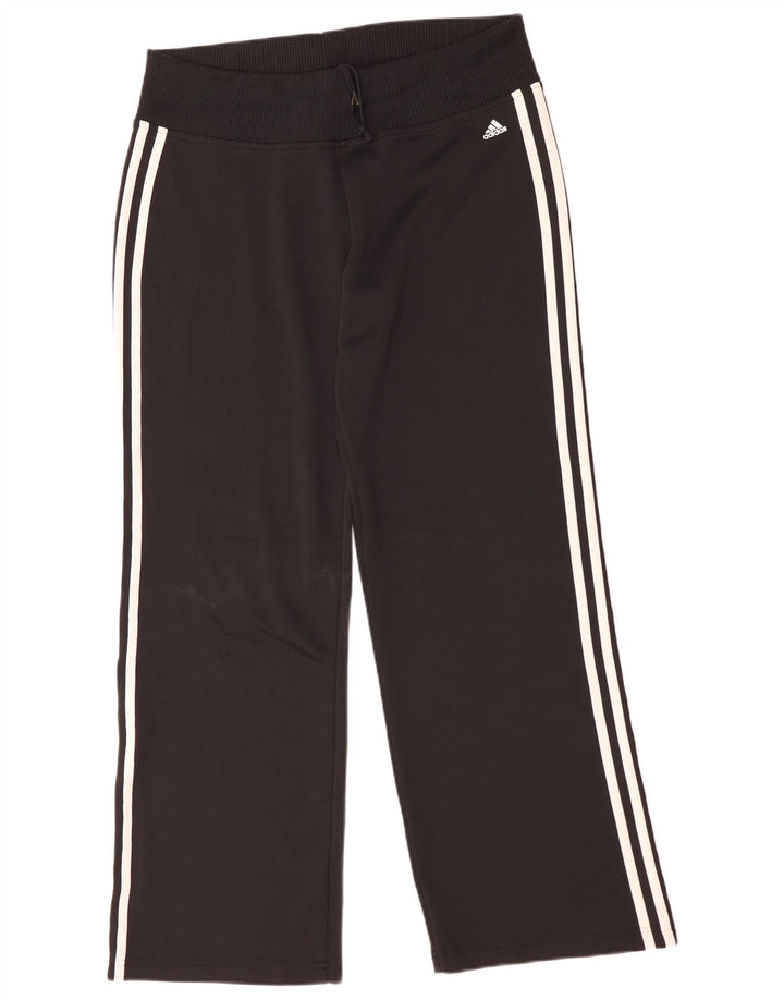 ADIDAS Pantalon de survêtement pour femme UK 16 Large Noir Polyester