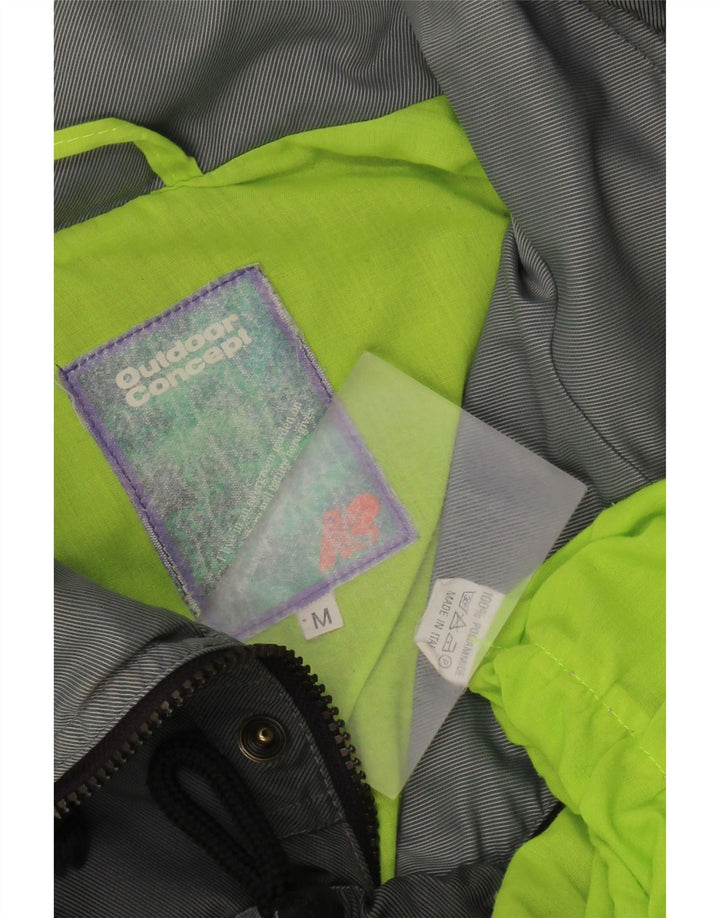 veste utilitaire coupe ample vintage pour hommes UK 38 Polyamide gris moyen