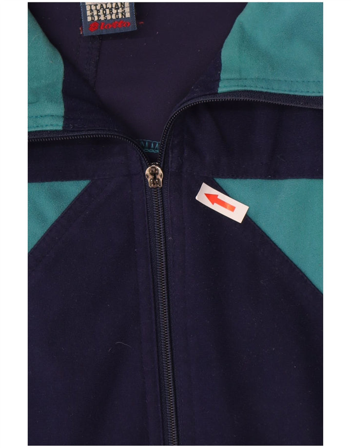 Lotto Veste de Survêtement Graphique pour Homme Large Bleu Marine Colorblock