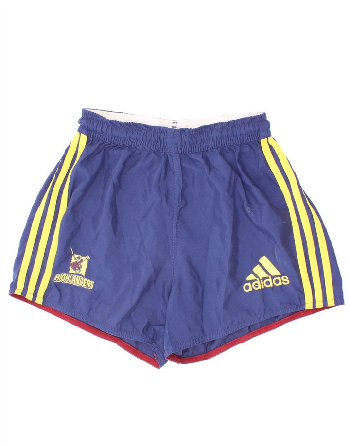 Adidas Short de sport graphique pour garçon 9-10 ans Petit bleu marine Polyester