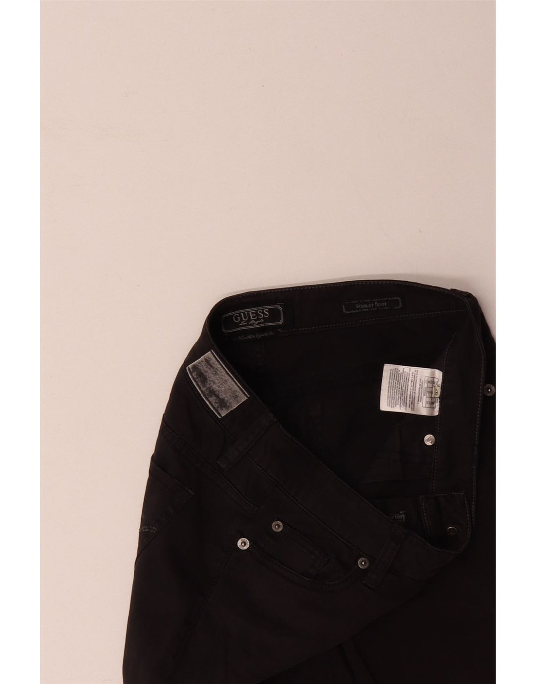 GUESS Jean Bootcut Starlet Femme W28 L30 Coton Noir