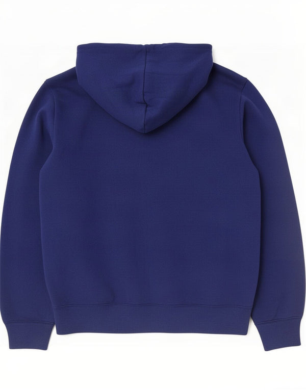 Champion Pull à capuche zippé pour homme Grand coton color block bleu