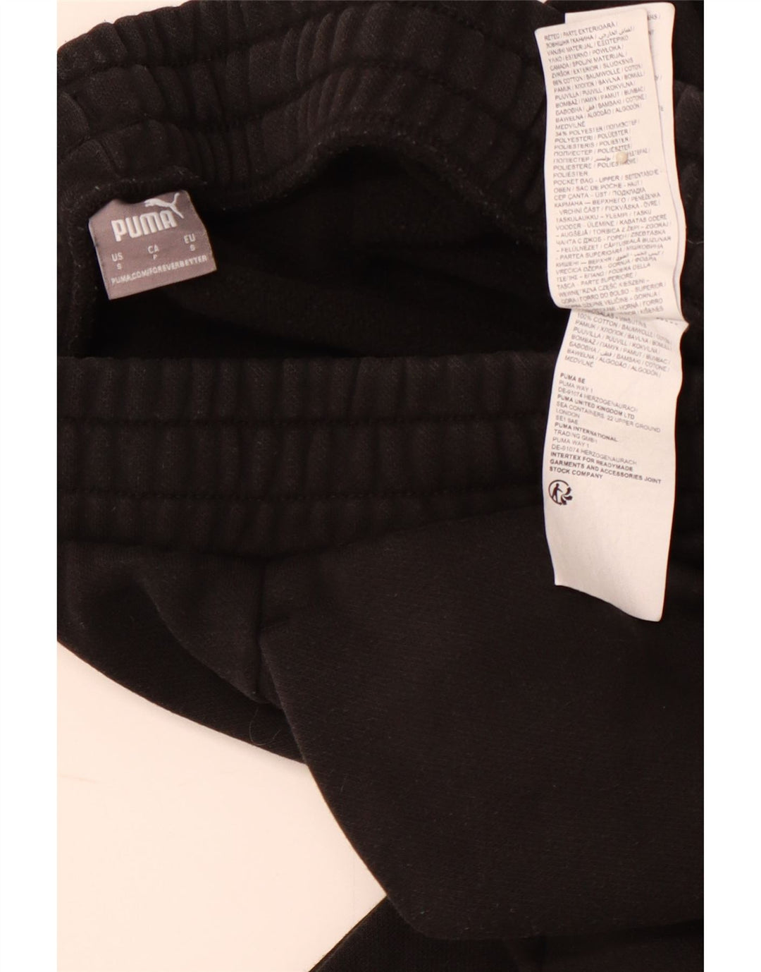 PUMA Pantalon de survêtement pour homme Small Noir Coton