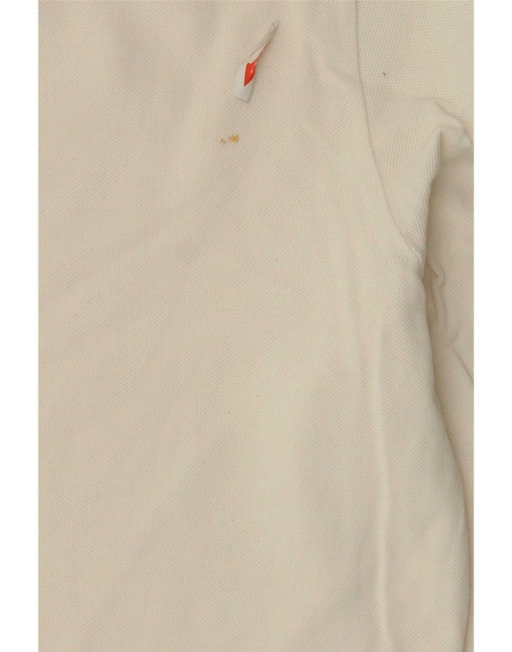 Lacoste Polo à manches longues pour femme Taille 44 Grand Blanc