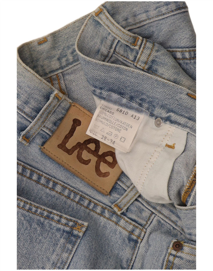Lee Jean Droit Chicago Homme W38 L27 Bleu Coton