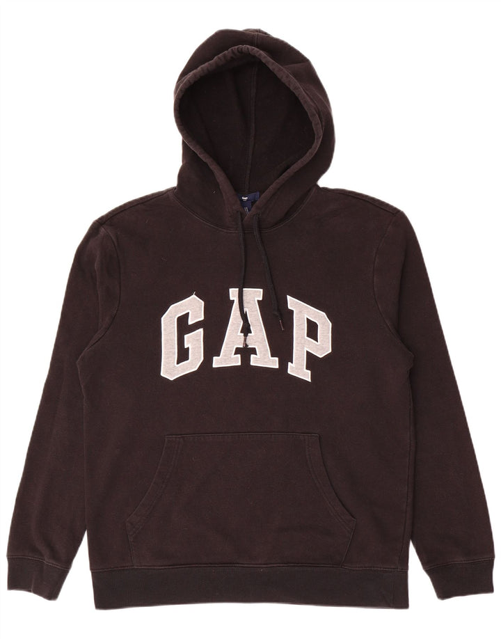 Gap Pull à capuche graphique pour homme Petit coton noir