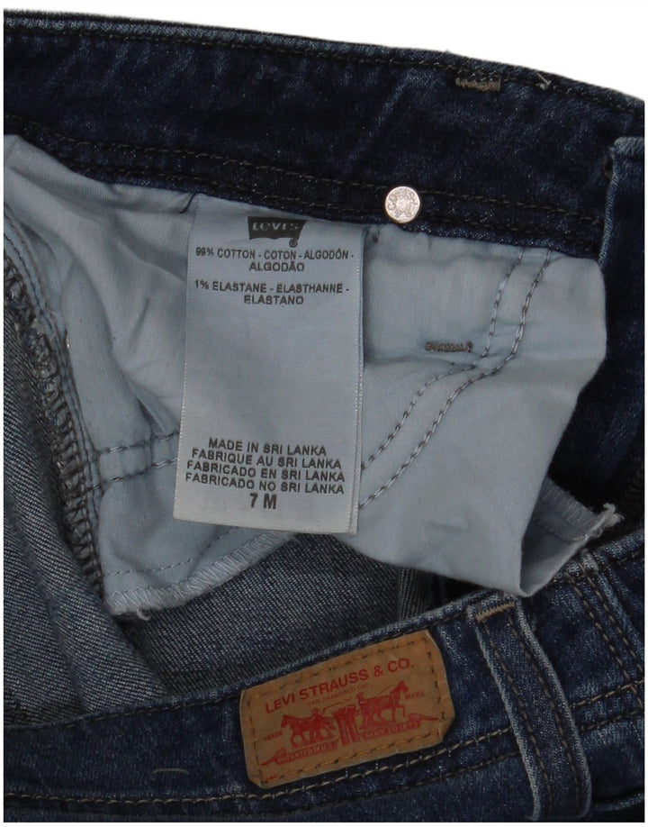 Levi's Jean Flare Femme US 7 Medium W30 L34 Bleu Coton