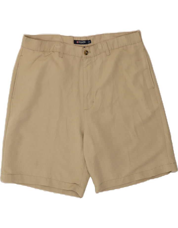 CHAPS Mens Chino Shorts W40 XL Beige Rayon Vintage Chaps and Second-Hand Chaps from Messina Hembry 