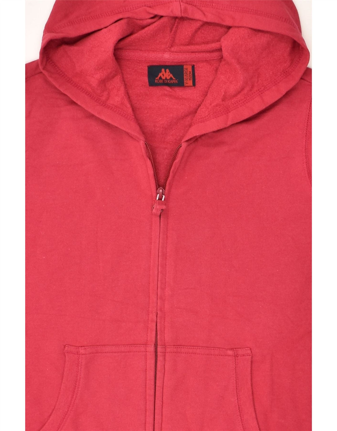 KAPPA Boys Zip Hoodie Sweater 11-12 Years XL Pink Cotton | Vintage Kappa | Thrift | Second-Hand Kappa | Used Clothing | Messina Hembry 