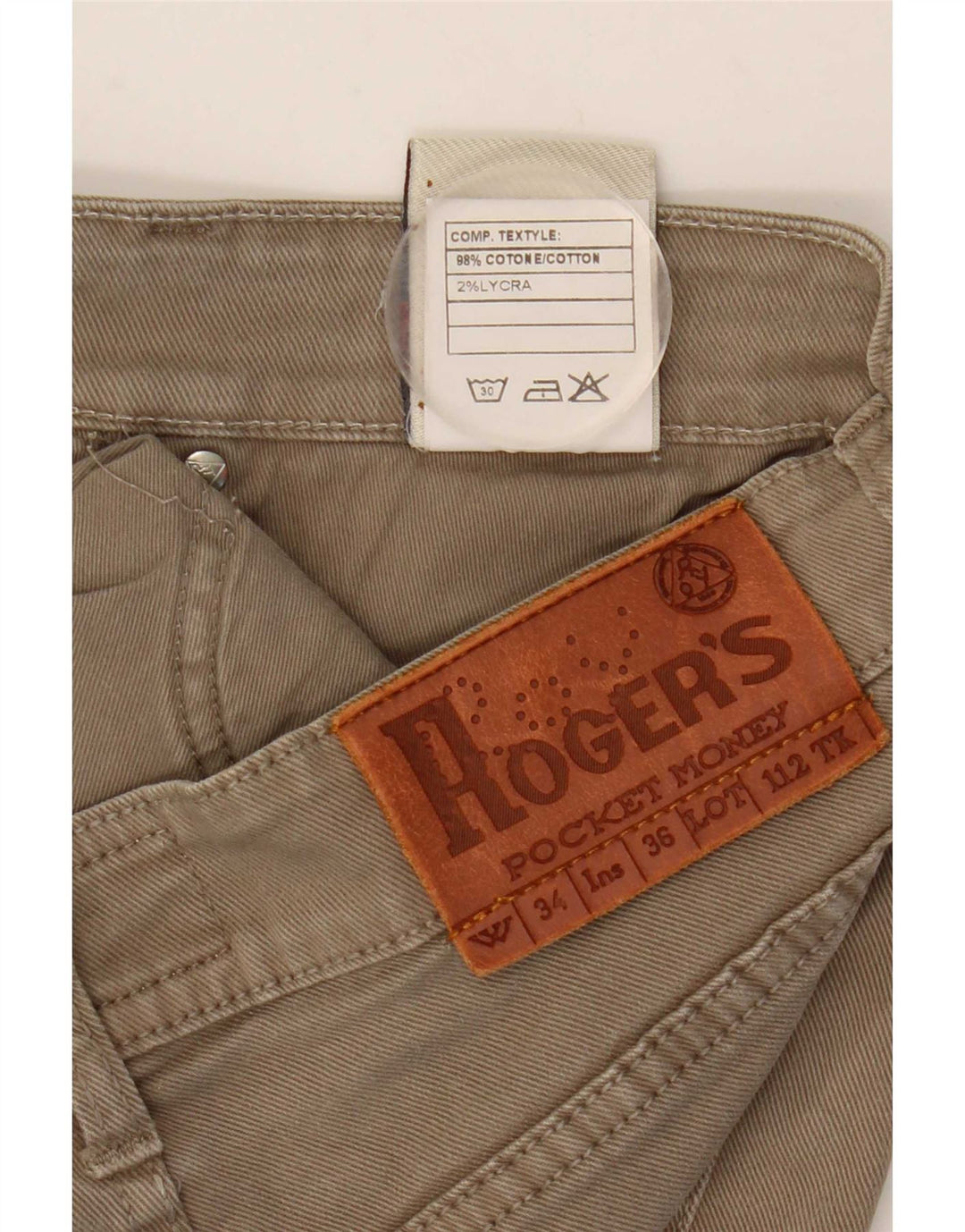 Roy Rogers Jean Slim Femme W34 L33 Coton Beige