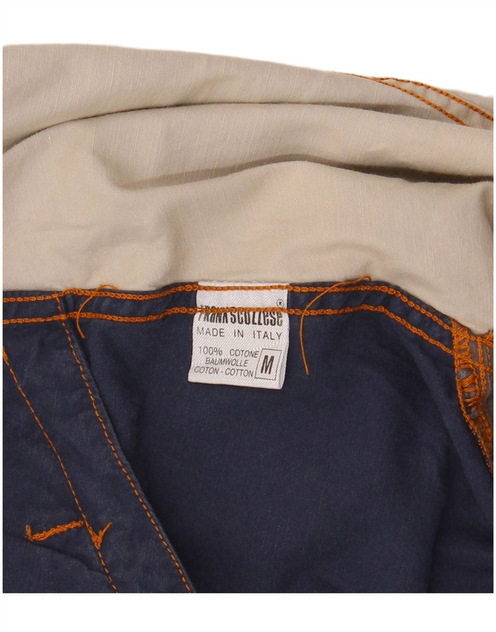 Frank Scozzese Veste en jean surdimensionnée pour homme UK 38 Bleu marine moyen