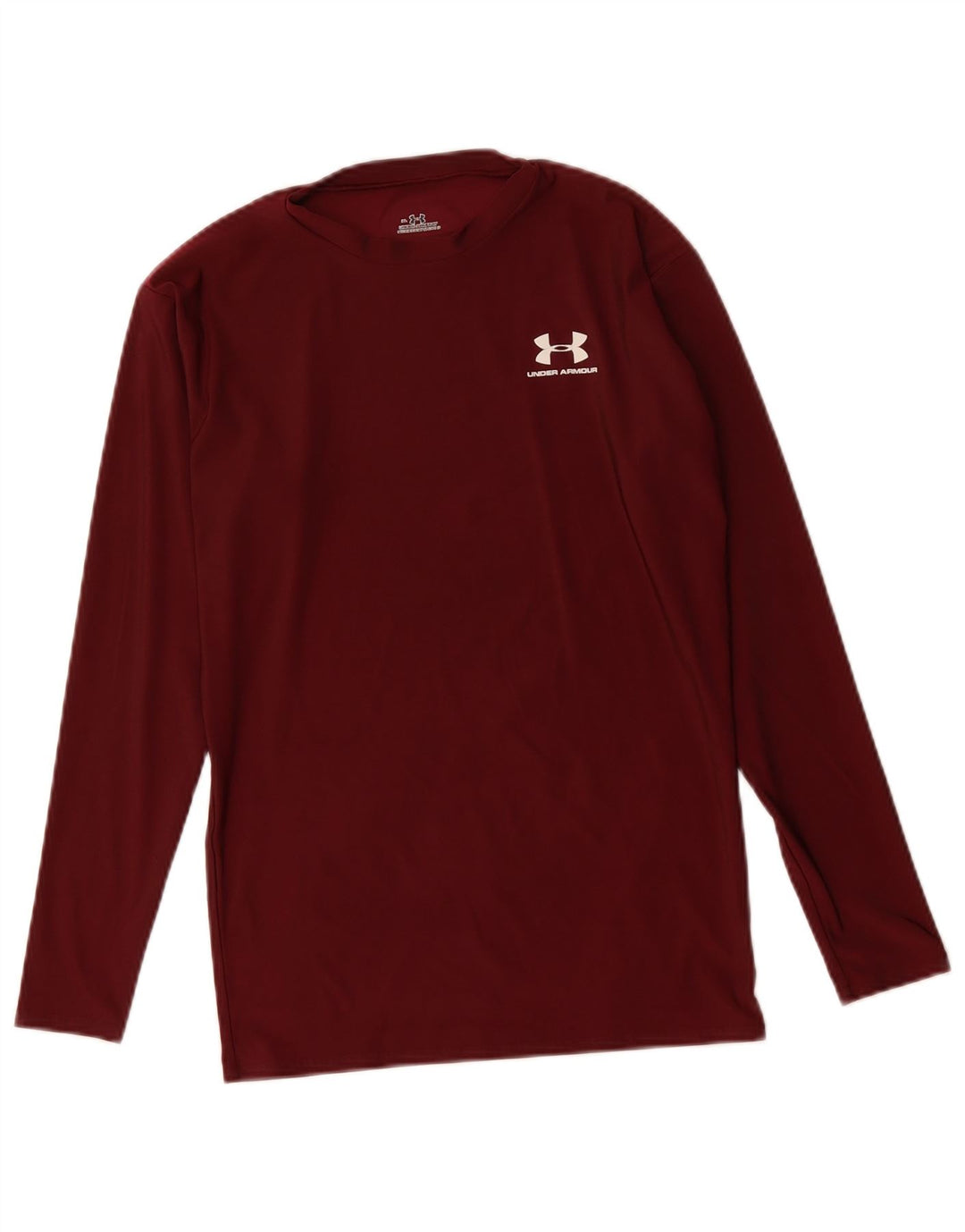 UNDER ARMOUR Haut à manches longues pour femme UK 18 XL Bordeaux Polyester