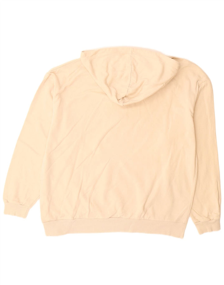 ASOS Homme - Pull à capuche graphique en coton - Beige - Large