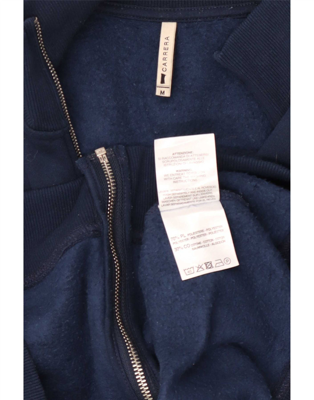 Carrera Veste de survêtement pour femme UK 14 Bleu marine moyen Polyester
