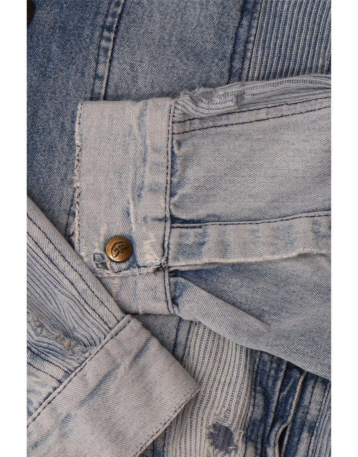 POP 84 Veste en jean pour homme UK 42 XL Bleu