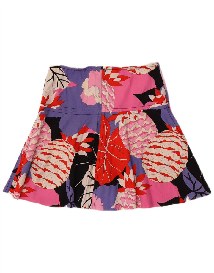 Pinko Mini jupe femme UK 8 Small W30 multicolore floral