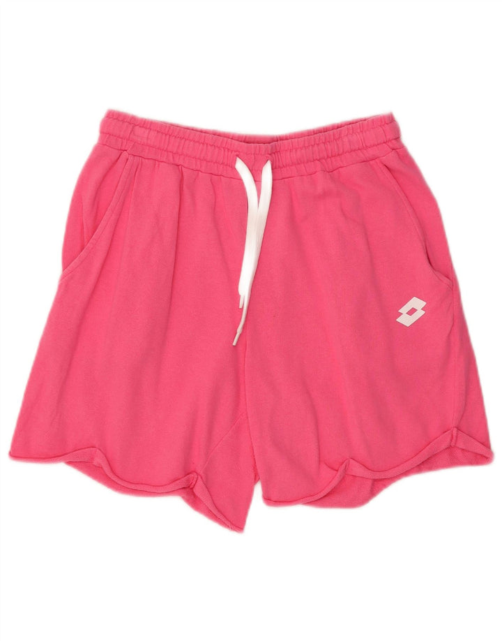 Lotto Short de sport pour femme UK 12 Coton rose moyen