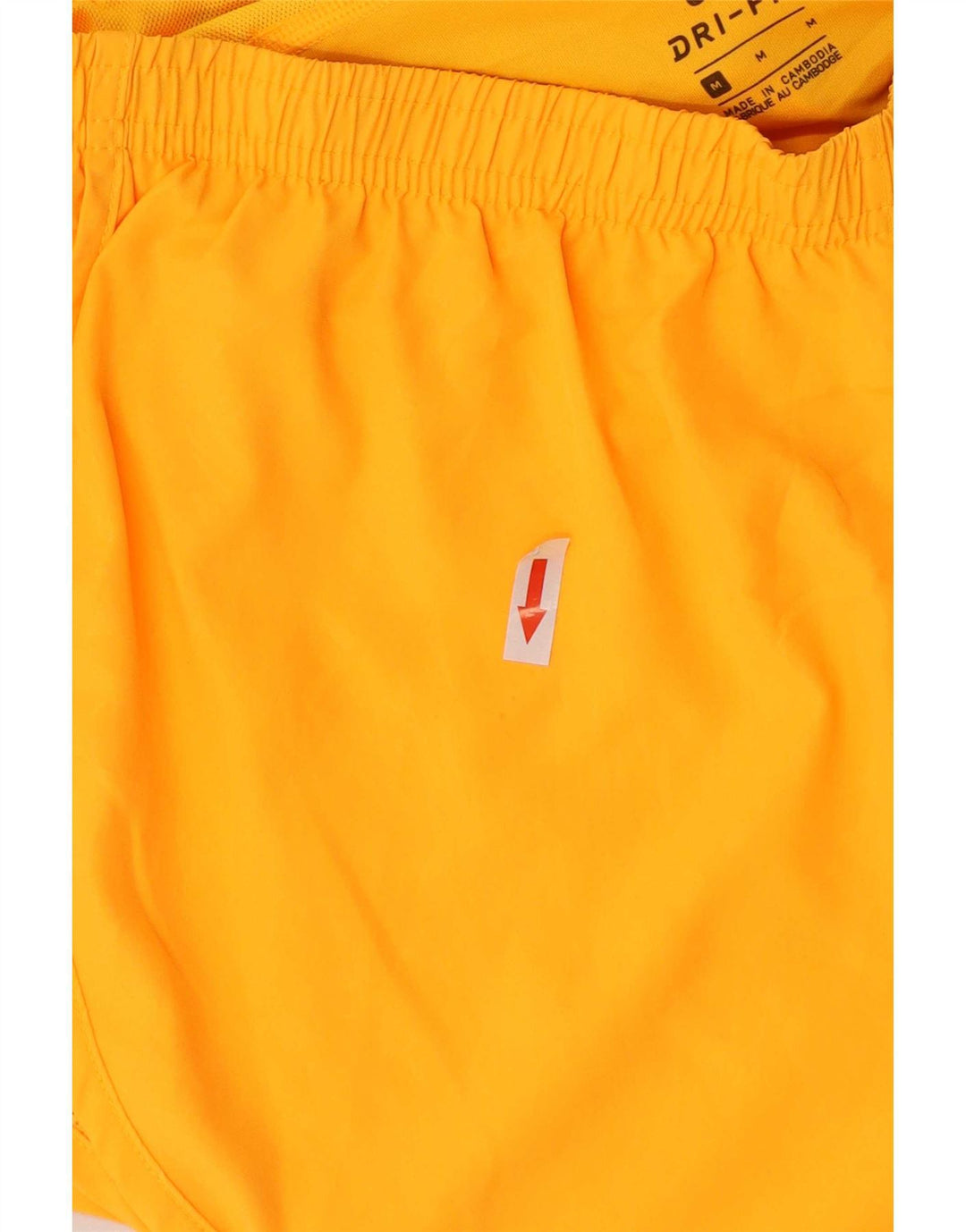 Nike Short de sport Dri Fit pour femme UK 14 Orange moyen Polyester
