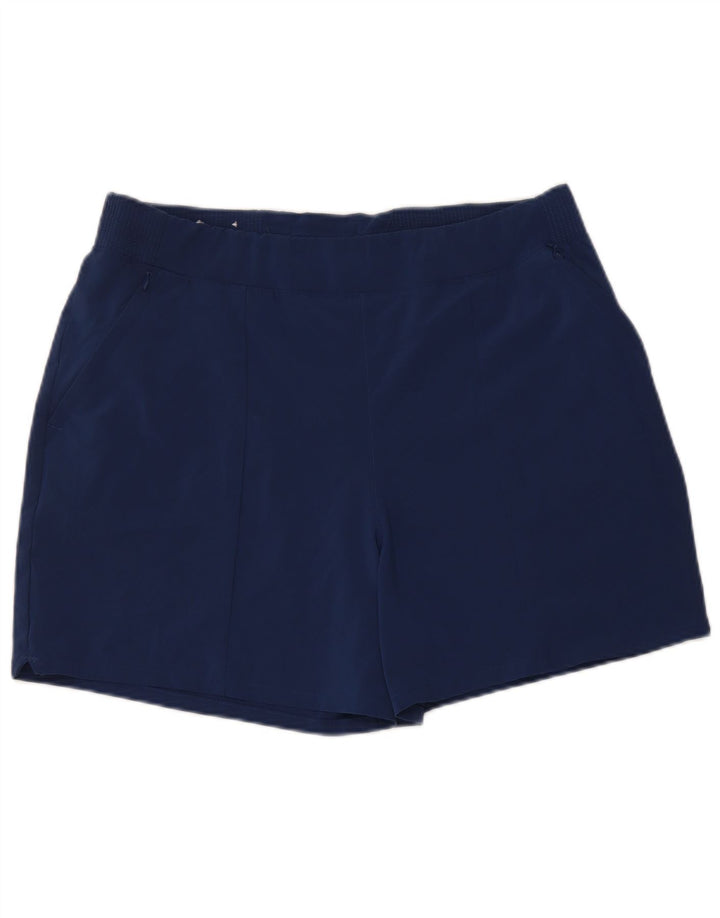 Columbia Short décontracté pour femme Large W32 Bleu marine Polyester