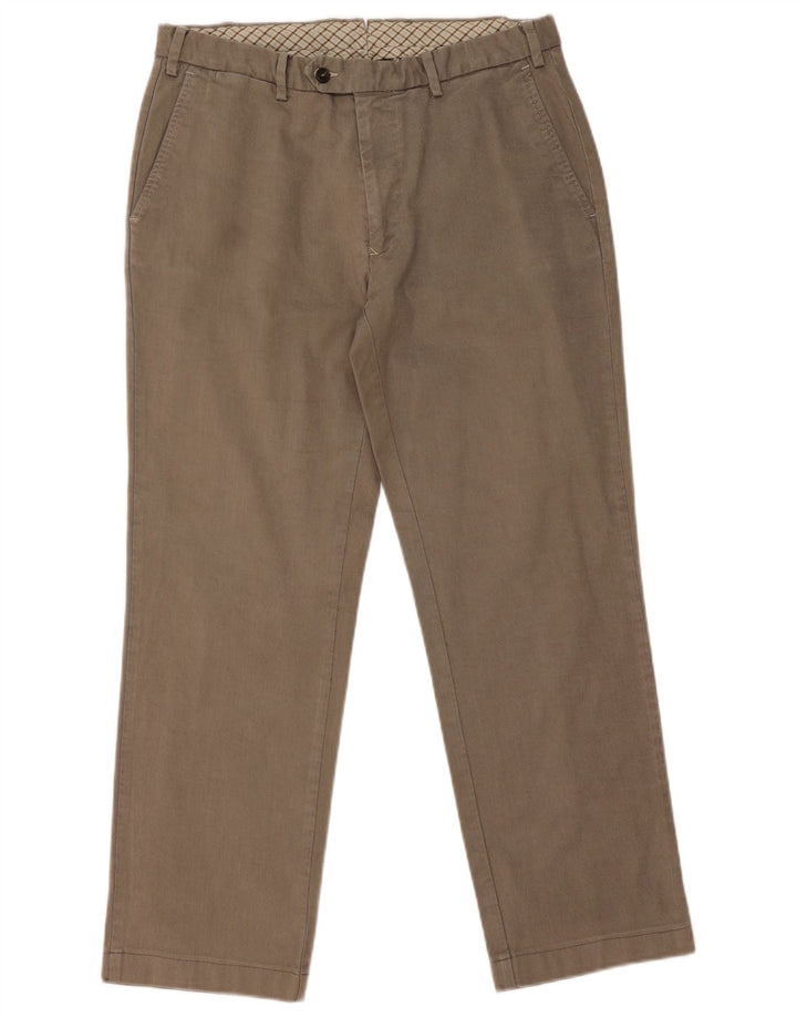 Gant Pantalon de Costume Regular Homme IT 50 Large W35 L29 Gris
