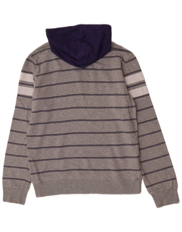 Converse Pull à capuche en coton color block gris moyen pour homme
